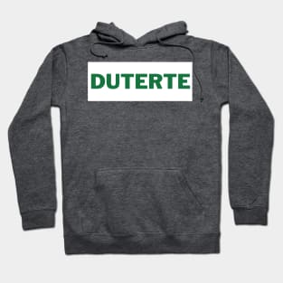 Green Duterte Surname 2 Hoodie